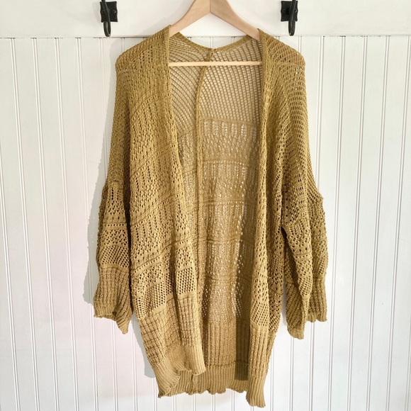 Sweaters - Knit Crocheted Vintage Oversized Cardigan